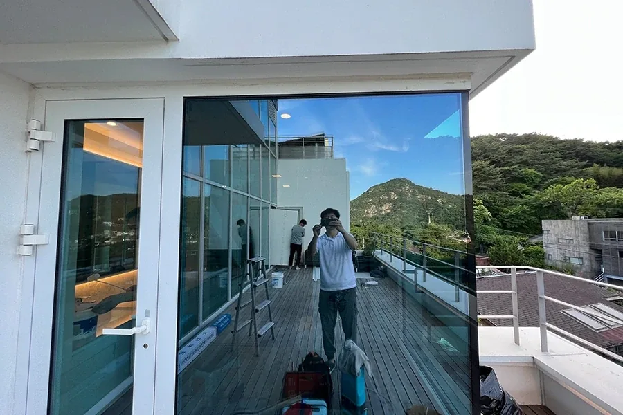 종로 사생활보호필름 시공사례